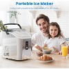 ZAFRO Nugget Ice Maker Countertop, Portable Ice Makers with Soft Chewable Ice, 34lbs/24H, One-Click Operation, Auto-Cleaning,  with Basket and Scoop - 3 of 4