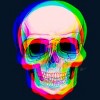 Men's Design By Humans 3D Skull By AdrianFilmore T-Shirt - 2 of 4