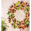 Wind & Weather Handcrafted Autumn Metal Butterfly Wreath - 3 of 3