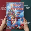 Lomsoe Christmas Snowman Tin Sign Christmas Eve Metal Tin Sign 12¡Á8inch Funny Wall Poster Decor For Home Bar Club Xmas Decoration Christmas Gift - 3 of 4