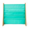 Kids' Bookshelf 4 Tier Book Organizer Seafoam - Humble Crew - image 4 of 4