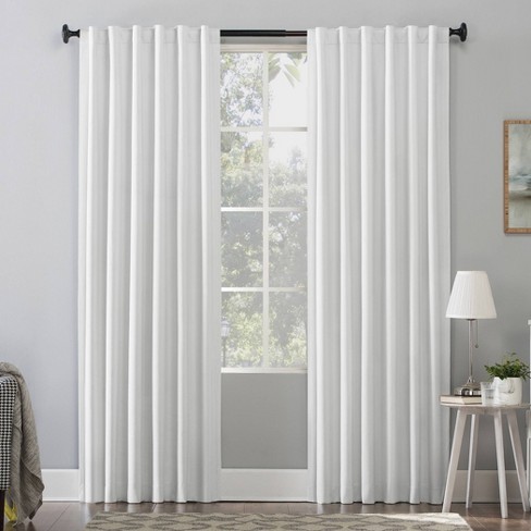 96 X50 Amherst Velvet Noise Reducing Thermal Back Tab Extreme 100 Blackout Curtain Panel Off White Sun Zero Target