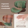Gikpal Barstools, Adjustable Bentwood Barstools, Modern PU Leather Upholstered Bar Chair with Back and Footrest, for Bar, Dining Room - 3 of 4