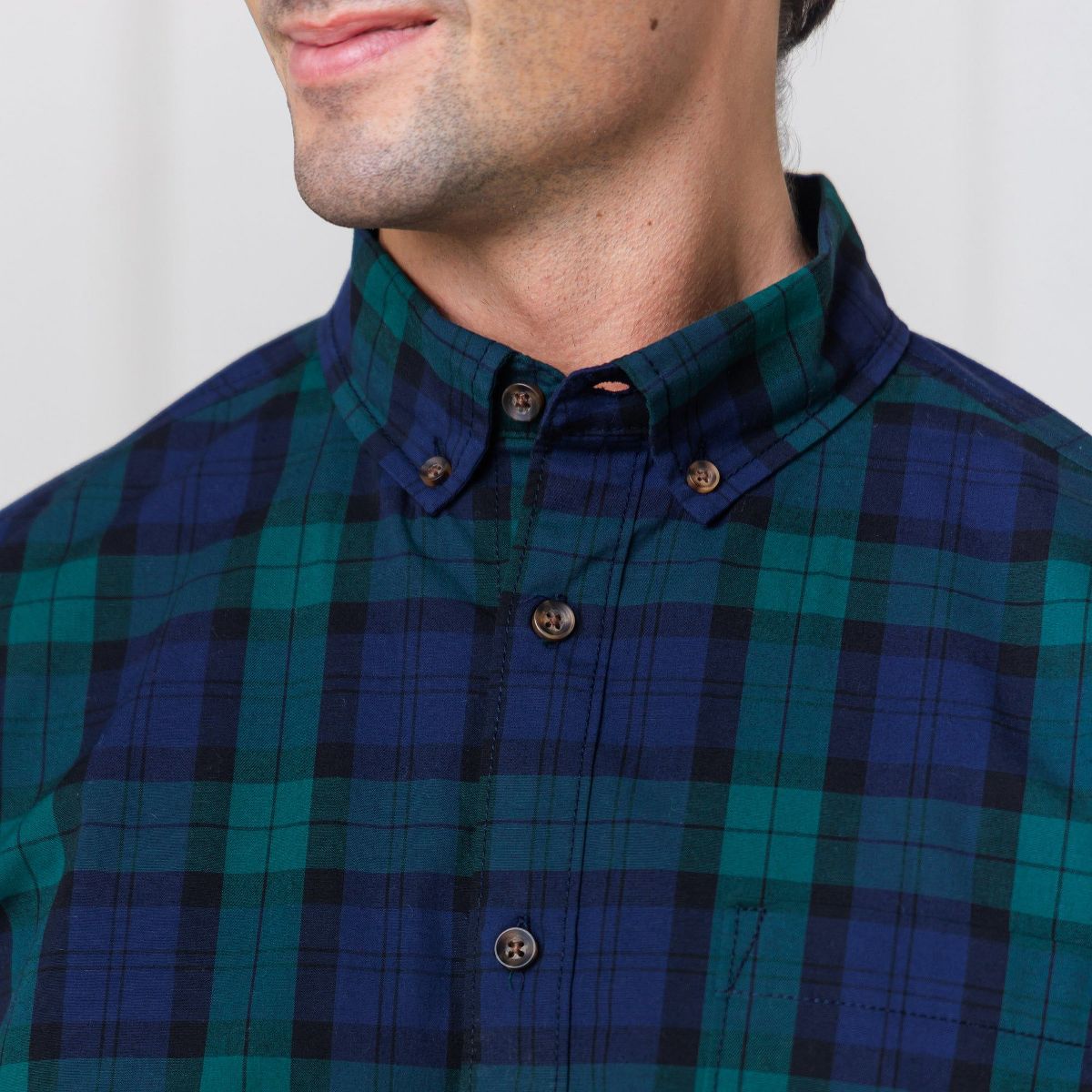 Hope & Henry Mens' Long Sleeve Stretch Poplin Button Down Shirt - thumbnail 8