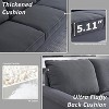 XIZZI 3 Seater Sofa Couch with Deep Seats, Modern Upholstered Sofa with Armrests, Comfy Couches for Living Room, Bedroom and Office - 4 of 4