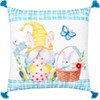 The Lakeside Collection Easter Bunny Embroidered Decorative Pillows - 2 of 3