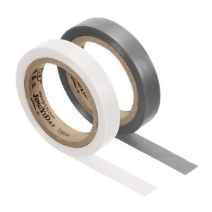 Unique Bargains PVC Thin Sticky Seal Tennis Badminton Racket Accessories Grip Finishing Tapes 26Ft 2 Pcs - 1 of 4