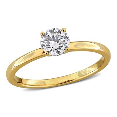 CREATED FOREVER  |   14K Yellow Gold 1/2 CT Lab Grown Diamond TW Solitaire Ring