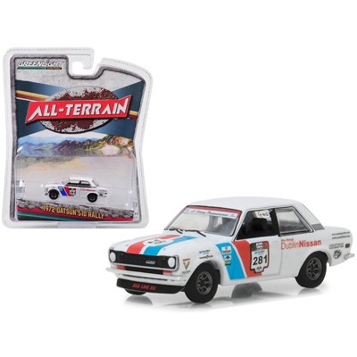 1972 Datsun 510 Rally #281 "Dublin Nissan" La Carrera Panamericana "All Terrain" Series 7 1/64 Diecast Car by Greenlight