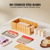 VEVOR Soap Making Kit, Bamboo Cutting Box and Inner Box with Silicone Mold, 100 Bags and 105 Stickers, Wood Color - 4 of 4
