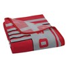 NCAA Ohio State Buckeyes Microfiber Plush Throw Blanket - 3 of 4