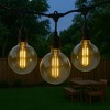Festive Living G125 + LED Filament Outdoor Covered Patio Pendent Edison Replacement Bulbs, Warm White 2700K, E26 Medium Base - 4 of 4
