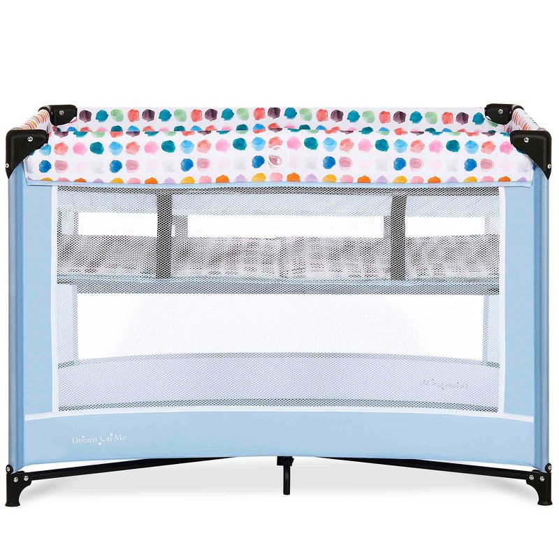 Lilly Deluxe Play yard With Full Bassinet, Changing Tray And Infant Napper With Canopy, 1 of 18