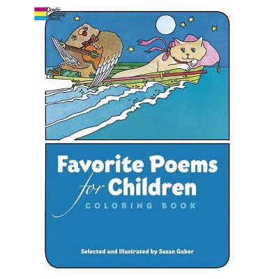 Favorite Poems for Children Coloring Book - (Dover Classic Stories Coloring Book) (Paperback)