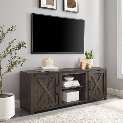 Gordon 58" Dark Walnut Rustic TV Stand