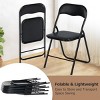 FurnitureR Folding Chairs with Padded Seats and Steel Frame, Modern Foldable Chairs for Home Office, Indoor and Outdoor Events - 3 of 4