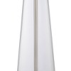Pacific Coast Lighting Simple 29 1/2" Tall Modern Coastal End Table Lamp Clear Glass Single Blue Shade Living Room Bedroom Bedside Nightstand House - 4 of 4