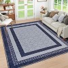 Fulvari Washable Modern Area Rugs for Living Room Abstract Soft Non-Slip Low-Pile Rug for Bedroom Dining Room Entryway - 3 of 4