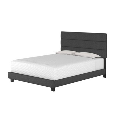 Marino Linen Channel Upholstered Platform Bed - Eco Dream