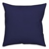 Creative Products I Am Thankful For Every Moment in Navy 18 x 18 Spun Poly Pillow - 2 of 3