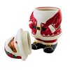 Transpac 10.5 Inch Cheery Santa Cookie Jar Holiday Jolly St. Nick Cookie Jars - 3 of 3