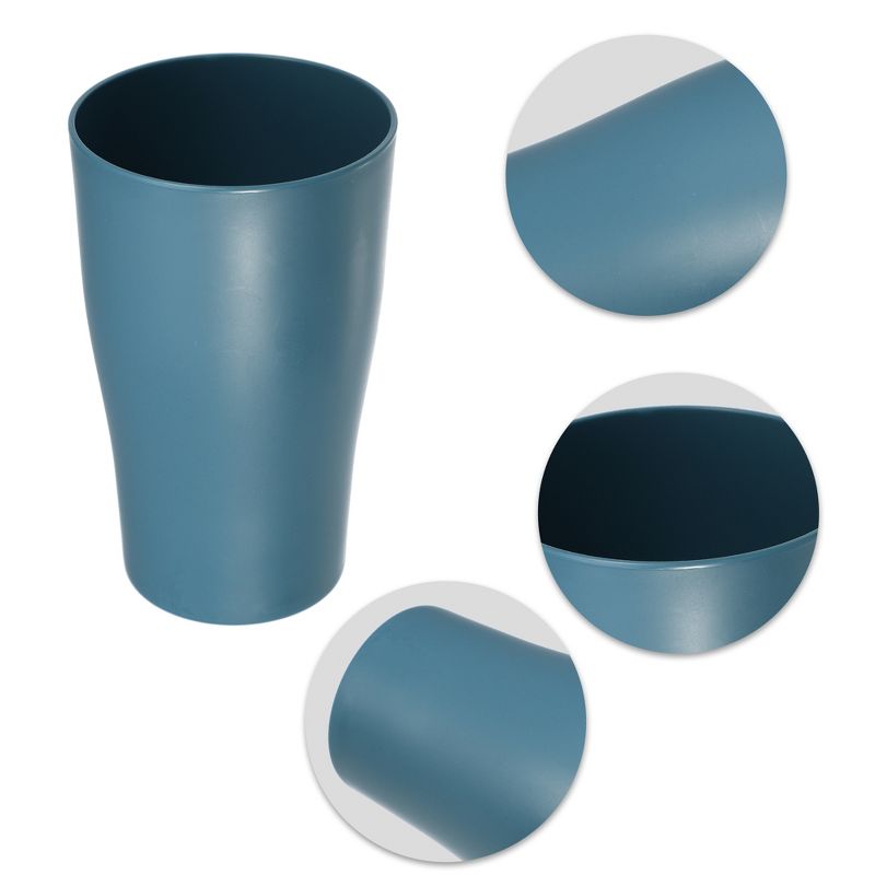 Unique Bargains Bathroom Toothbrush Tumblers Kit PP Cups for Bathroom 4.92''x3.03'' 2pcs, 3 of 7
