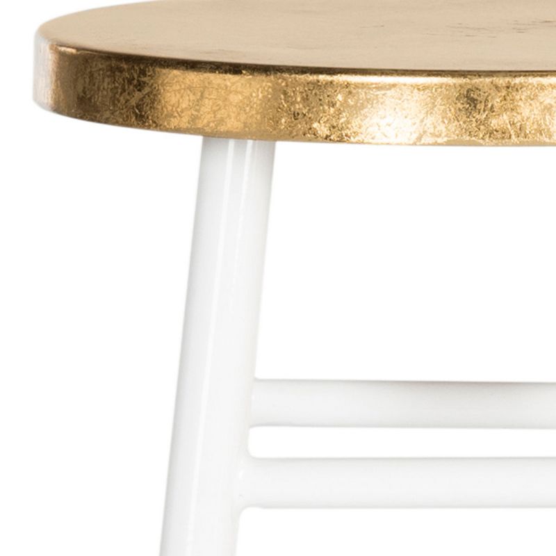 Emery Dipped Gold Leaf Counter Stool  - Safavieh, 5 of 6