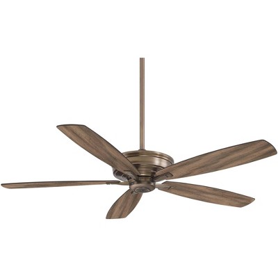 60" Minka Aire Rustic Farmhouse Indoor Ceiling Fan with Remote Control Heirloom Bronze for Living Room Kitchen Family Home Office