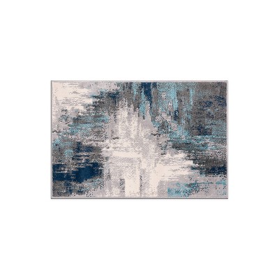 World Rug Gallery Bari Contemporary Abstract Art Area Rug