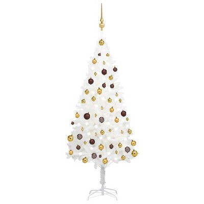 vidaXL Artificial Pre-lit Christmas Tree with Ball Set Xmas Tree Decoration