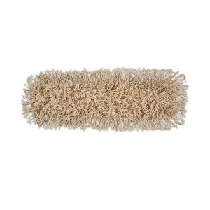 Boardwalk Industrial Dust Mop Head, Hygrade Cotton, 24w x 5d, White - 1 of 4