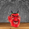 Cody Foster 6.0 Inch Mischievous Devil Candy Bucket Halloween Vintage-Looking Horns Decorative Buckets - 2 of 4