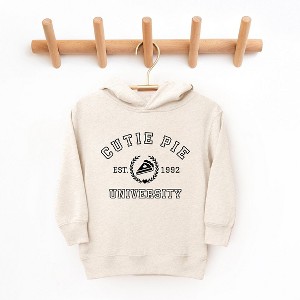 The Juniper Shop Cutie Pie University Toddler Graphic Hoodie - 1 of 3