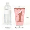 Big Dot of Happiness 1st Birthday Little Miss Onederful - Girl First Birthday Party Favor Popcorn Treat Boxes - Set of 12 - 2 of 4