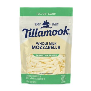 Tillamook Whole Milk Mozzarella Cheese Shred 8oz - 1 of 4