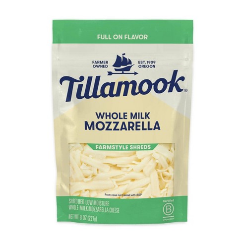 Tillamook Whole Milk Mozzarella Cheese Shred 8oz - image 1 of 4