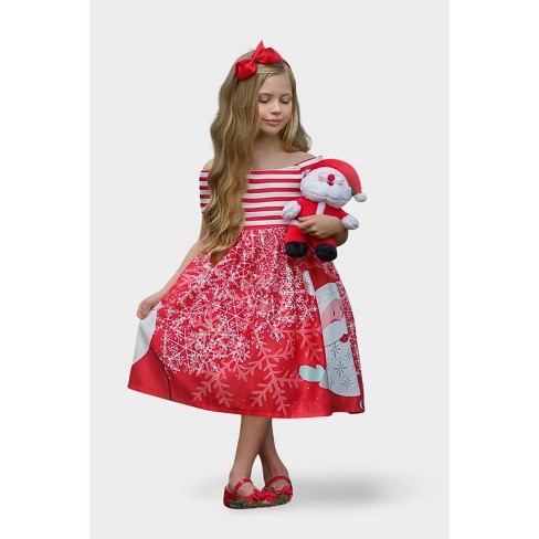 We All Love Santa Holiday Dress Mia Belle Girls Target