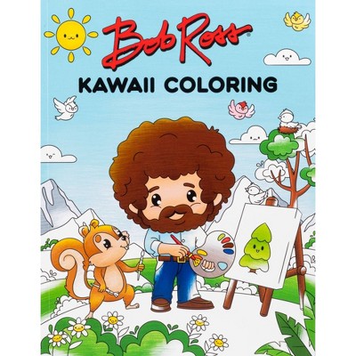 Bob Ross Kawaii Coloring - by Editors of Thunder Bay Press (Paperback)