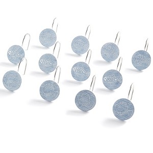 The Lakeside Collection Bluefin Bay Bathroom Collection - Set of 12 Shower Hooks - 1 of 2