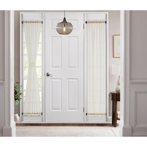 Sheer French Door Curtains - 1 of 4