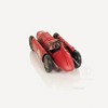 Old Modern Handicrafts Ferrari 1954 Lancia D50 F1 Car Model – Handmade Red Collectible, 13" Iron Display - 3 of 4