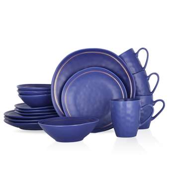 Stone Lain Clara 16-Piece Porcelain Dinnerware Set, Service for 4