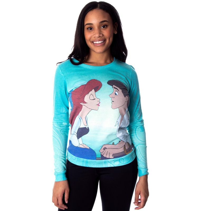 Disney junior's The Little Mermaid Kiss The Girl Pullover Top, 1 of 7