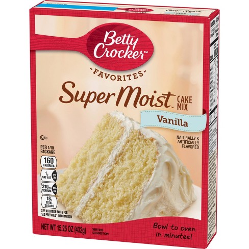 Betty Crocker Supermoist Vanilla Cake Mix 15 25oz Target