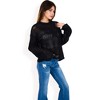 Anna-Kaci Women's Oversized Star Cutout Knit Pullover Sweater with Drop Shoulder Design - 3 of 4
