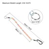 Unique Bargains Retractable Coiled Safety Cords Fishing Tool Lanyards with Carabiners 2 Pcs - 2 of 4
