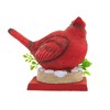4.75 In Winter Cardinal Stocking Holder Red Bird Christmas Nest Stocking Holders - 2 of 3