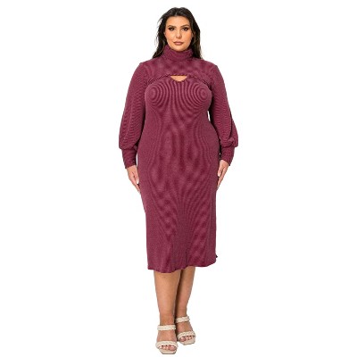 L I V D Women's Aster Two Piece Sweater Dress Set