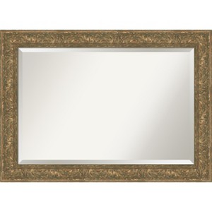 Amanti Art Luxe Beveled Framed Bathroom Vanity Wall Mirror - 1 of 4