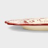 Stoneware Oval Serving Platter - Threshold™ designed with Studio McGee: Multicolor, Microwave & Dishwasher-Safe, 12.75"x16.5" - 4 of 4